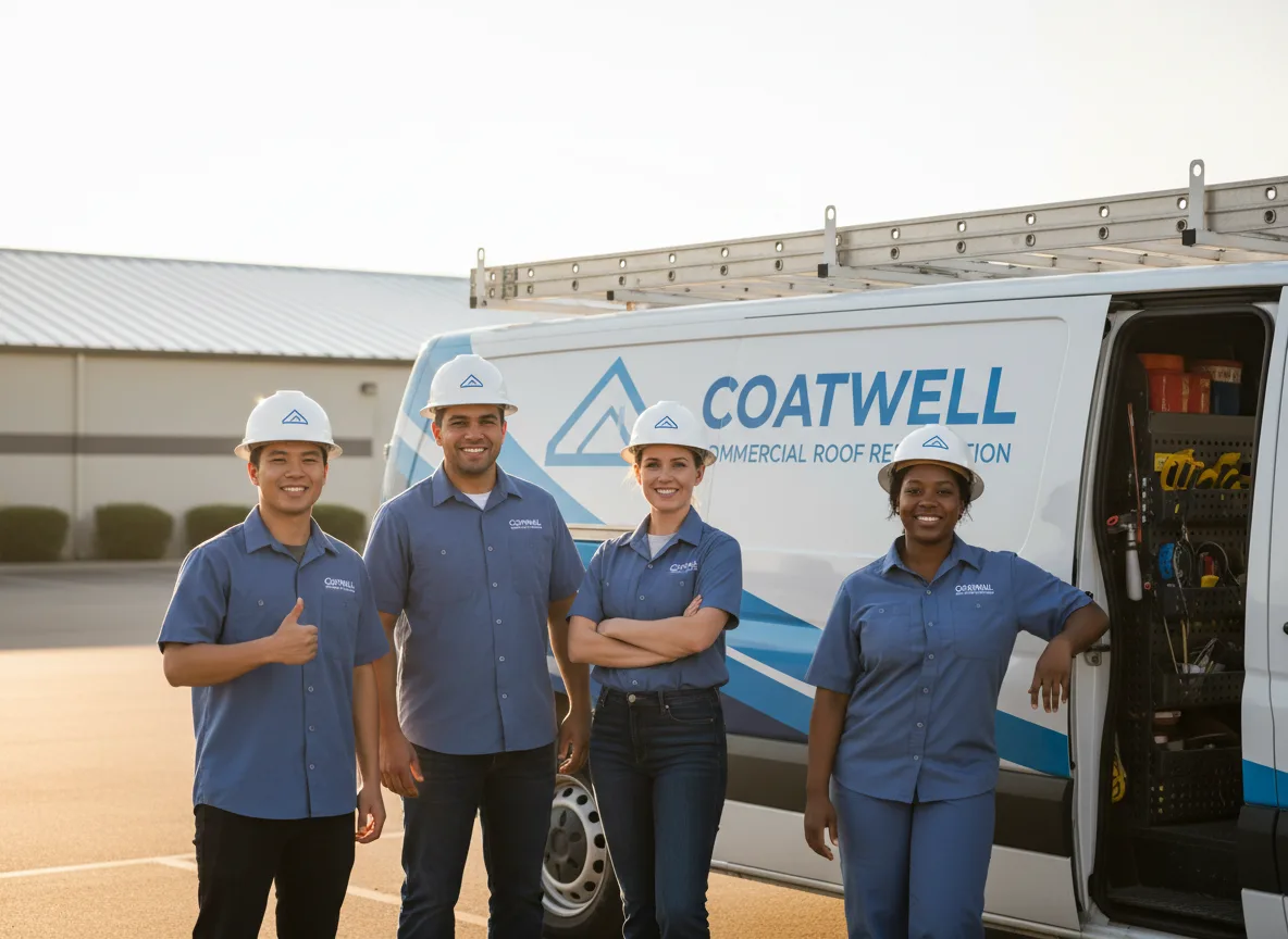 Commercial roof coating company in Howard, OH